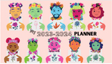 College planner "People and Florals"