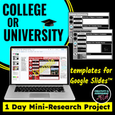 Colleges & Universities 1 Day Mini-Research Project Google
