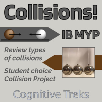 Preview of Collisions! Physics Project on Force & Motion - IB MYP - Lesson & Project Choice