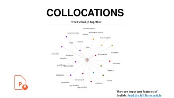 Preview of Collocations + Exercises. Presentation. Chunks. ESL. EFL Instruction. Vocabulary