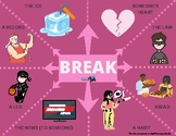 Collocations with BREAK -- FUN ESL activities! (NEW SET)