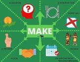 Collocations with MAKE -- FUN ESL activities!
