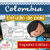 Colombia Booklet Country Study Project Unit Español (Spani