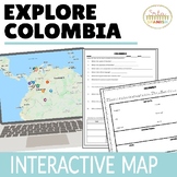 Colombia Culture Virtual Field Trip Digital Map Activities