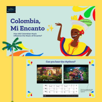 Preview of Colombia, Mi Encanto!: Music Lesson
