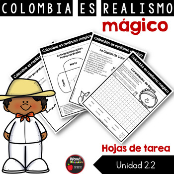 Preview of Colombia es realismo mágico | Hojas de tarea