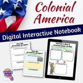 Colonial America & 13 Colonies U.S. History DIGITAL Intera