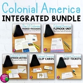 Colonial America & ELA Integrated Bundle: Reading, Writing