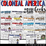 Colonial America Mini Books Bundle for Social Studies