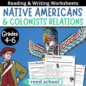 Preview of Colonial America: Native Americans and Colonists Relations, Reading Lesson