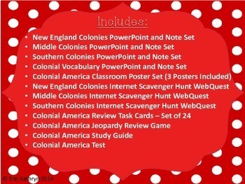 new england middle southern colonies