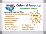 Colonial America PowerPoint Bundle