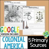 Colonial America Primary Documents Activity - 13 Colonies 