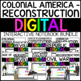 Colonial America to Reconstruction History Digital Interac