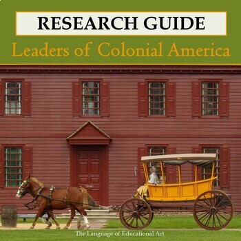 Preview of Colonial America Research Paper Project — US History ELA — CCSS Rubric