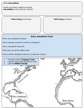 Preview of Colonial America Study Guide