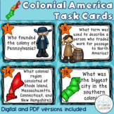 Colonial America Task Cards {Digital & PDF Included