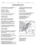 Colonial America Test - Chapter 3 Discovering Our Past: A 