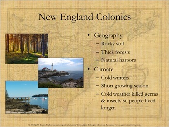 what was the geography of new england like