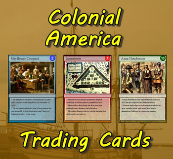 Preview of Colonial America Trading Cards