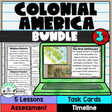 Colonial America Unit Bundle: Lessons, Activities, Timelin