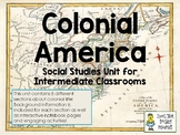 Colonial America Unit - Designed for Intermediate Students