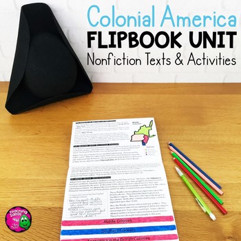 Preview of Colonial America & the 13 Colonies Unit: Informational Texts, Maps, & Activities