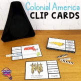 Colonial America & the 13 Colonies Pick 'n Flip Clip Cards