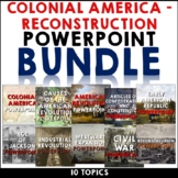Colonial America to Reconstruction American History PowerP