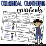 Colonial Clothing Mini Books for Social Studies