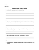 Colonial Era Study Guide