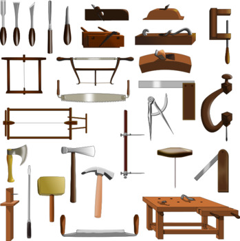 Colonial Era Woodworking Tools by I Am Not Cute | TPT