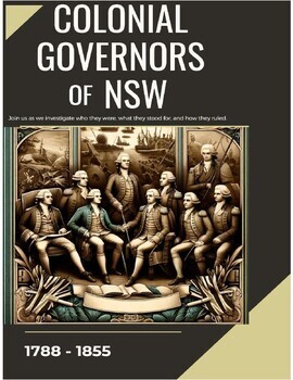 Preview of Colonial Governors of NSW 1788 -1855 for Primary School