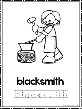 Download Colonial Jobs Coloring Book worksheets. Preschool-2nd ...