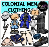 Colonial Men - Clothing Clip Art Set {Educlips Clipart}
