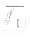Colonial Regions Worksheet