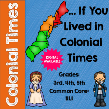 …If You Lived in Colonial Times by Ann McGovern Questions- 3rd, 4th, 5th