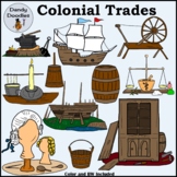 Colonial Trades Clip Art