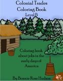 Colonial Trades Coloring Book-Level B