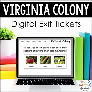 Preview of Colonial Virginia Digital Exit Tickets (VS.4)