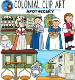 Colonial clip art- Apothecary clip art