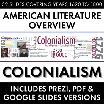 Preview of Colonialism, American Literature Movement Overview, Puritans to Founding Fathers