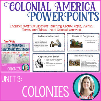 Preview of 13 Colonies Lesson PowerPoints