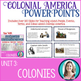 13 Colonies Lesson PowerPoints