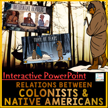 Preview of Colonist Native American Relations PowerPoint  Google Slides Indian Removal Act