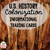 13 Colonies Informational Trading Cards - US History