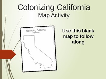 2 Colonizing California Map Activities Pre Post Gold Rush Versions