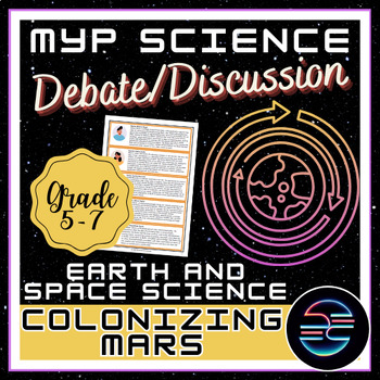 Preview of Colonizing Mars Debate - Earth and Space Science - MYP Middle School Science