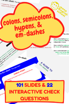 Preview of Colons, semicolons, hyphens, and em-dashes
