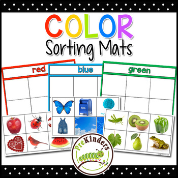 Color Activities Bundle, Preschool, Pre-K by Karen Cox - PreKinders